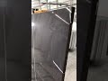 Nero Marquina black quartz stone kitchen island countertops #edgstone #neromarquina #blackquartz