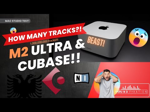 Mac Studio M2 Ultra and Cubase and Kontakt! Music production performance test!