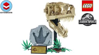 LEGO Jurassic World 76964 Dinosaur Fossils: T. rex Skull – LEGO Speed Build Review
