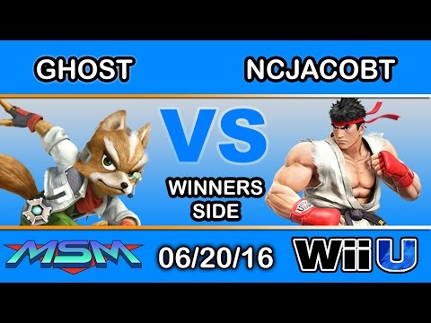 MSM 55 - MMG | Ghost (Fox) Vs. SCB | NCJacobT (Ryu) Winners Side - Smash Wii U