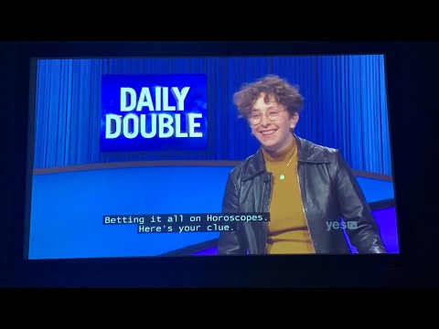 Jeopardy, Daniel Ciarrocchi Day 2 - 1st Daily Double (4/18/23)
