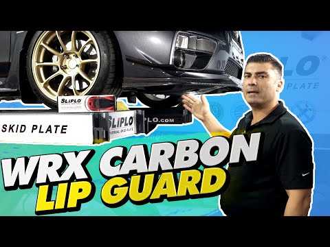 Subaru WRX STI Carbon Fiber Lip Scrape Protection