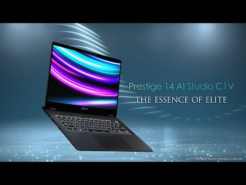 Prestige14 AI Studio C1V - The Essence of Elite | MSI