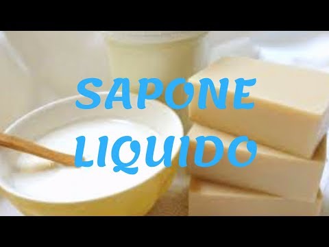 Come fare il SAPONE LIQUIDO in casa - facile ♥