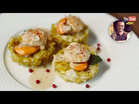 Recette Noix de Saint Jacques sur Fondue de Poireaux | SAUCE CREME