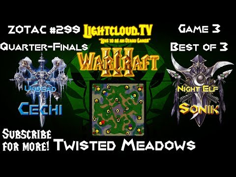 Cechi (UD) VS Sonik (NE) - WC3 G3 - ZOTAC #299 QF