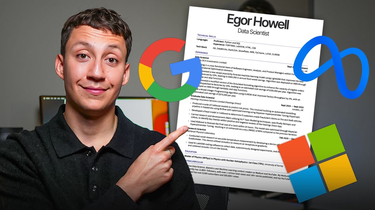 This Resume Got Me $100K+ Data Science Offers (Just Copy Me)