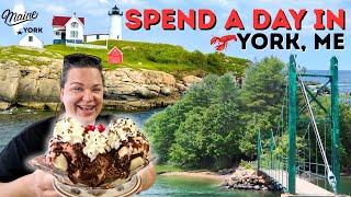 SPEND THE DAY IN YORK, ME AT SOME ICONIC SPOTS | FL GIRLS TRYING GREAT SEAFOOD & ICE CREAM ON COAST