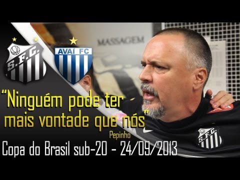 Bastidores: Santos 3 x 0 Avaí (24/09/13) - Copa do Brasil sub-20 - 2013