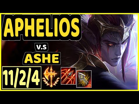 KLAUS (APHELIOS) vs ASHE - 11/2/4 KDA BOTTOM ADC CHALLENGER GAMEPLAY - BR