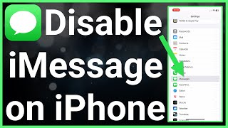 How To Turn Off iMessage On iPhone