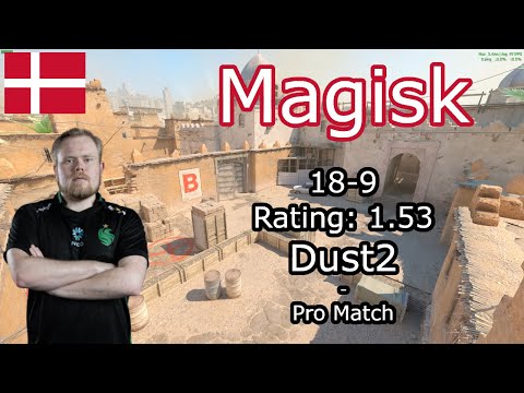 Magisk Demo (18-9) Falcons vs G2 (Dust2) POV | IEM Katowice 2025  | 2-Feb-2025