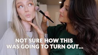 My Best Friend Does My Make Up PART 1 | Case & Linds