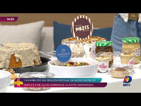 Caxambu do Sul lança Festival das Nozes com gastronomia e cultura local