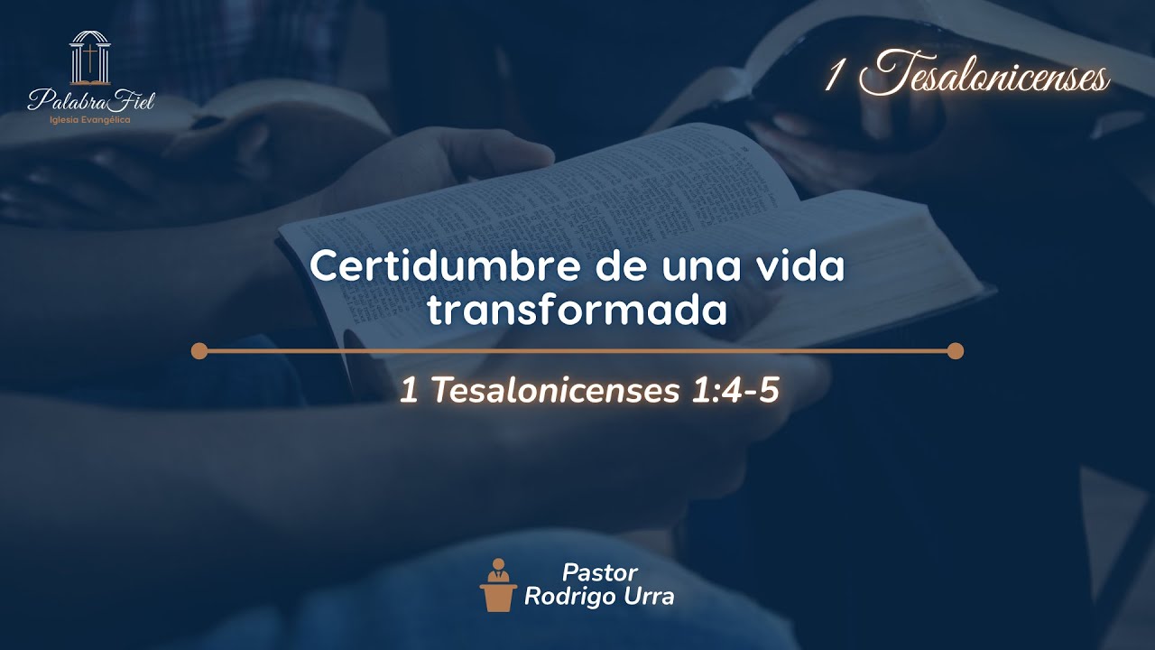 Certidumbre de una vida transformada