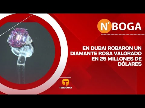 En Dubái robaron un diamante rosa valorado en 25 millones de dólares