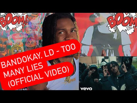 BANDOKAY, LD - TOO MANY LIES (OFFICIAL VIDEO) American reaction video 4 the top uk 🇬🇧 supporters