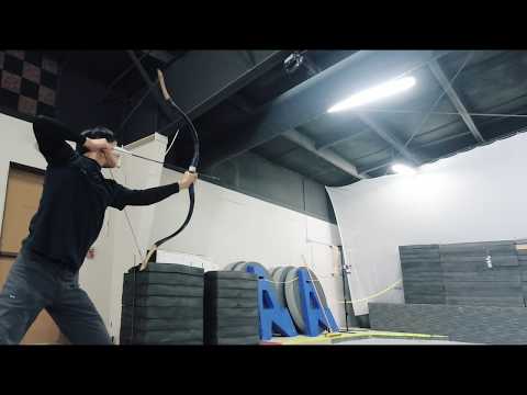 100lbs Han bow with differently fletched arrows