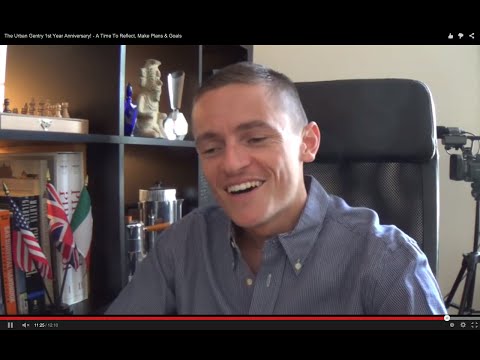 The Urban Gentry 1st Year Anniversary! - A Time To Reflect, Make Plans & Goals