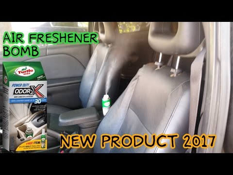 Review: Turtle Wax Air Freshener Odor-X Review! Air Freshener Bomb