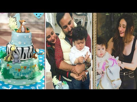 Taimur Cuts His First Birthday Cake With Kareena And Saif