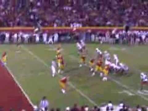 2007 Stanford vs USC final play