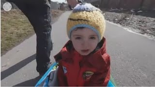 #WaterlooRealtor - Vlog #5 - Full 3-D Video of Kids walking to Park with Dad