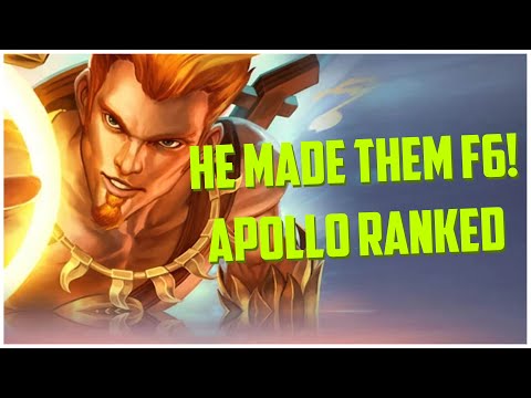 HE MADE THEM F6! APOLLO RANKED S8 SMITE