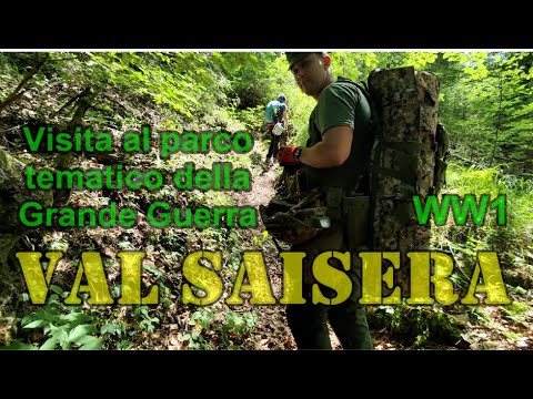 Val Saisera, visita al parco tematico della Grande Guerra,  WW1