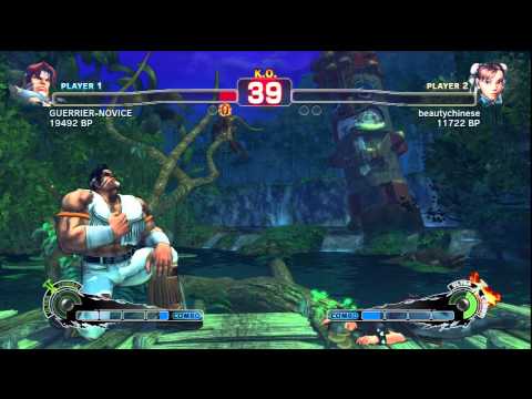 SSFIV| GUERRIER-NOVICE (T.Hawk) facing beautychinese (Chun-Li)