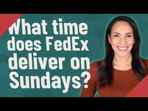 Do Fedex Deliver On Sunday