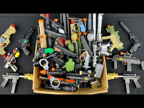 Assassination Weapon Box! Dangerous and Explosives Toy Guns - Clamp Equipments - Box of Toy Weapons