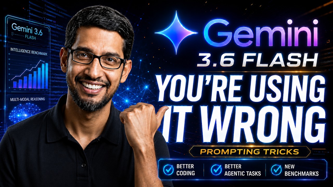 Gemini 3.6 Flash vs 3.5 Flash: The Benchmarks Are Real, The Prompting Gap Is Bigger