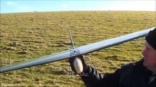 HobbyKing composite Zulu flying wing - maiden flight