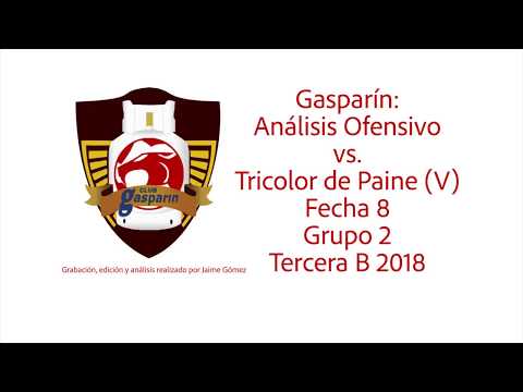 Gasparin: Análisis Ofensivo vs Tricolor de Paine (V) Fecha 8 Grupo 2 Tercera B