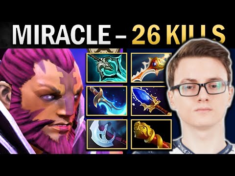 Anti-Mage Dota Gameplay Miracle with 26 Kills and Rapier