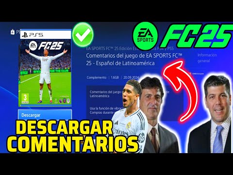 Como TENER COMENTARIOS ESPAÑOL LATINO en EA SPORTS FC 25 ✅
