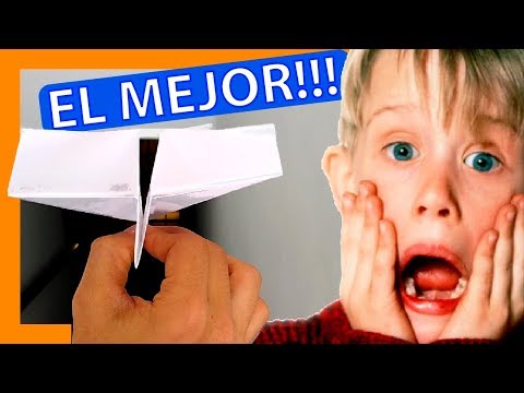 AVION de PAPEL que 【 MEJOR VUELA】 Mucho, muyyy muy lejos y muyy fácil