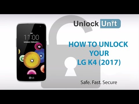HOW TO UNLOCK LG K4 (2017)