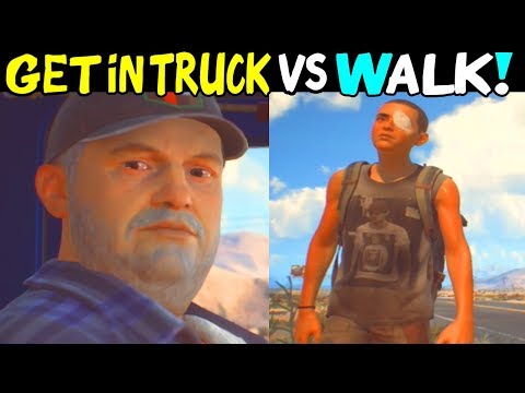 GET IN THE TRUCK vs WALKING - All Outcomes Choices - Life is Strange 2 Episode 4