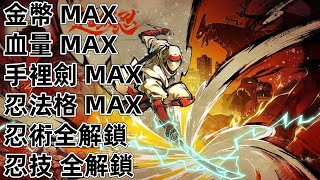 NS Switch2 PS4 PS5 金幣 血量 忍法 忍術 護符 武器 SHINOBI 反攻的斬擊 SHINOBI: Art of Vengeance