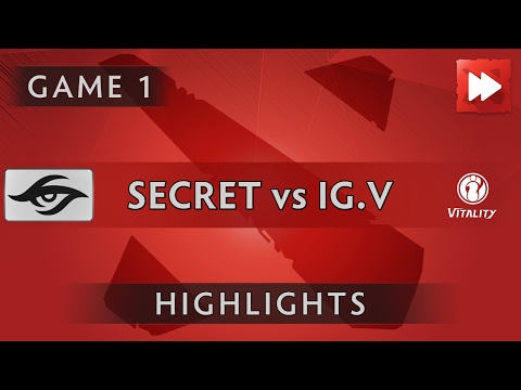 Team Secret vs iG.Vitality [Game 1] SL i-League StarSeries S3 - Dota Highlights