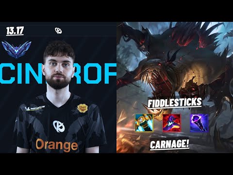 KC CINKROF: FIDDLESTICKS VS LILLIA (JGL) - CARNAGE - EUW DIAMOND - PATCH 13.17