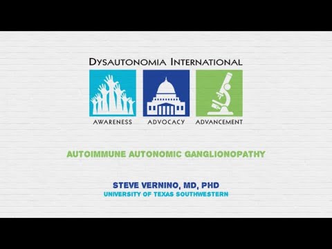 , title : 'Autoimmune Autonomic Ganglionopathy - Steven Vernino, MD, PhD'