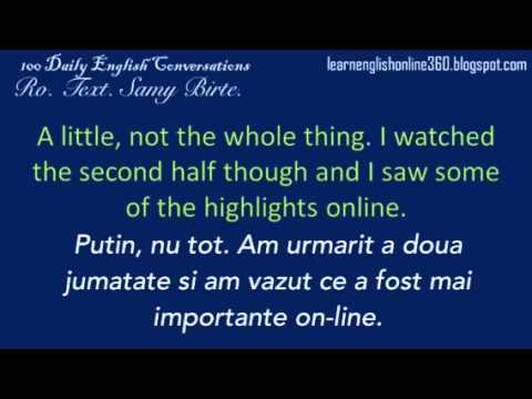 Conversatii în Englezā. Lectia. 94. Care e sportul tau preferat?