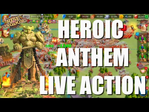 Heroic Anthem lvl 4 pass opening - Live Action in new KvK LK#501 - Rise of Kingdoms