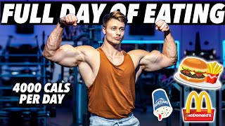 LEAN BULK FULL DAY OF EATING 4000 CALORIES PER DAY!!
