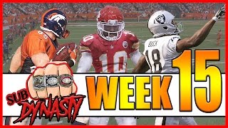 PLAYOFFS RIGHT AROUND THE CORNER! - Sub Dynasty Ep.17 | Madden 17 Connected Franchise