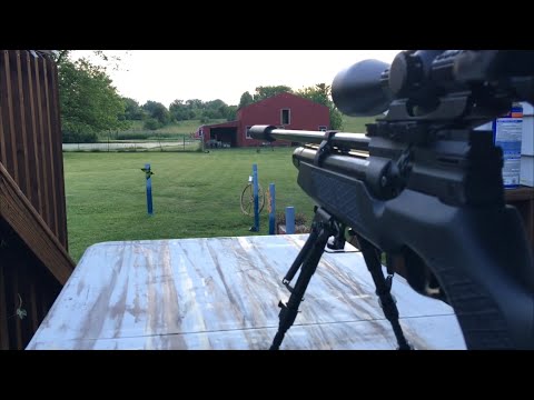 Weihrauch HW110 ST .22 Backyard Fun 35,50,70,115 Yards.