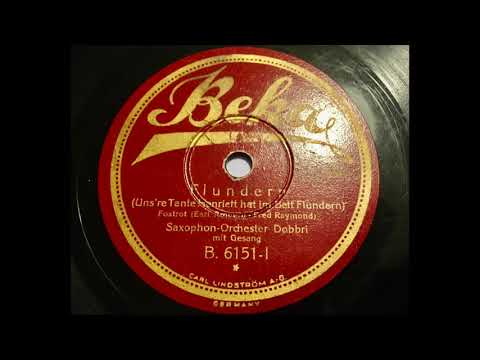 Saxophon Orchester Dobbri & Engelbert Milde - Flundern (Uns're Tante Henriett...)